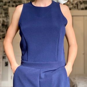 Navy blue romper